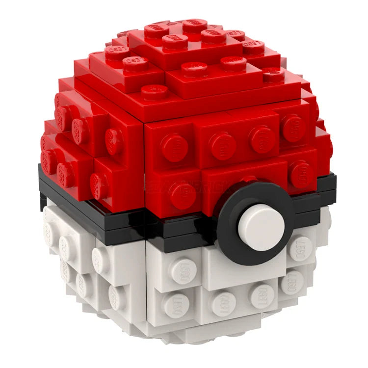 LEGO "Pocket Monster Capture Ball" - Display Item with Opening Function [MiniMOC] Exclusive!
