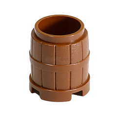 LEGO Container, Barrel 2 x 2 x 2, Reddish Brown [2489] 509891