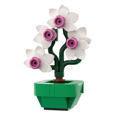 LEGO "Brickanicals #4" Orchids in Green Pot [MiniMOC]