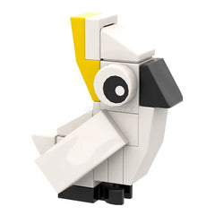 LEGO "Brick Bird" Cockatoo, White [MiniMOC]