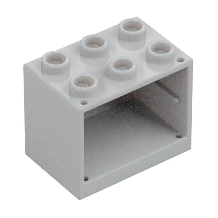 LEGO Container, Cupboard, Kitchen Bench, Storage 2 x 3 x 2, Light Grey [4532b] 4610112