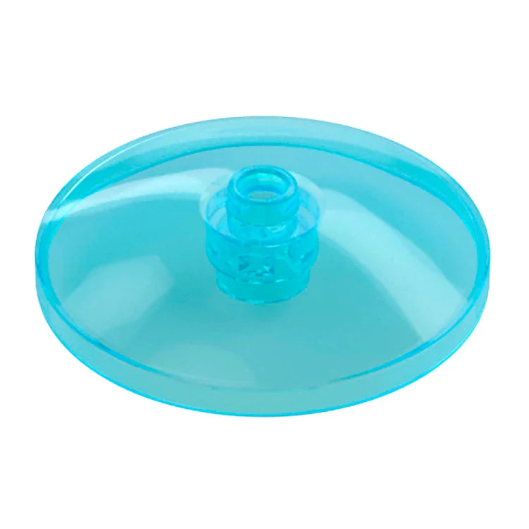 LEGO Dish 4 x 4 Inverted (Radar), Open Stud, Trans-Light Blue [35394] 6503215