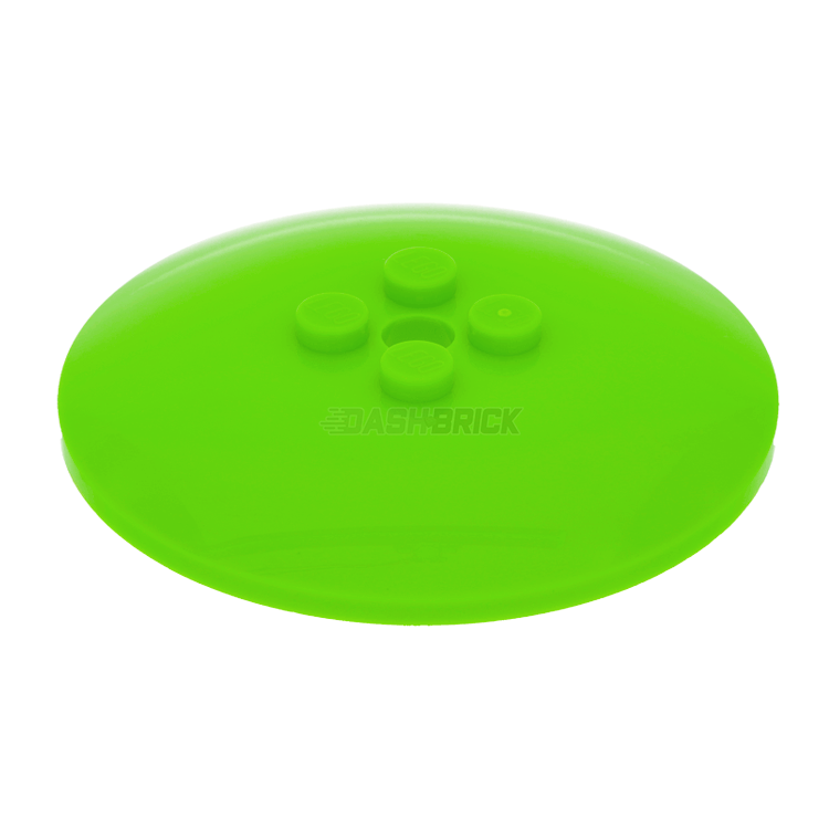 LEGO Dish 6 x 6 Inverted (Radar) - Solid Studs, Bright Green [44375b] 6447006