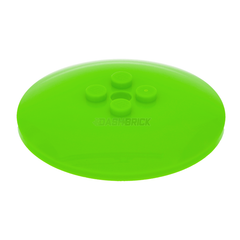 LEGO Dish 6 x 6 Inverted (Radar) - Solid Studs, Bright Green [44375b] 6447006