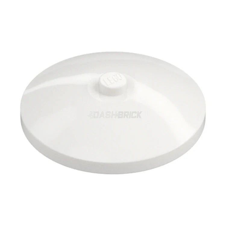 LEGO Dish 4 x 4 Inverted (Radar) with Solid Stud, White [3960] 396001