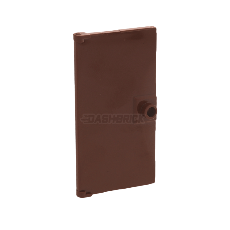 LEGO Door 1 x 4 x 6 with Stud Handle, Reddish Brown [60616] 6248918