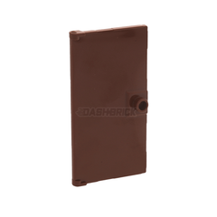 LEGO Door 1 x 4 x 6 with Stud Handle, Reddish Brown [60616] 6248918