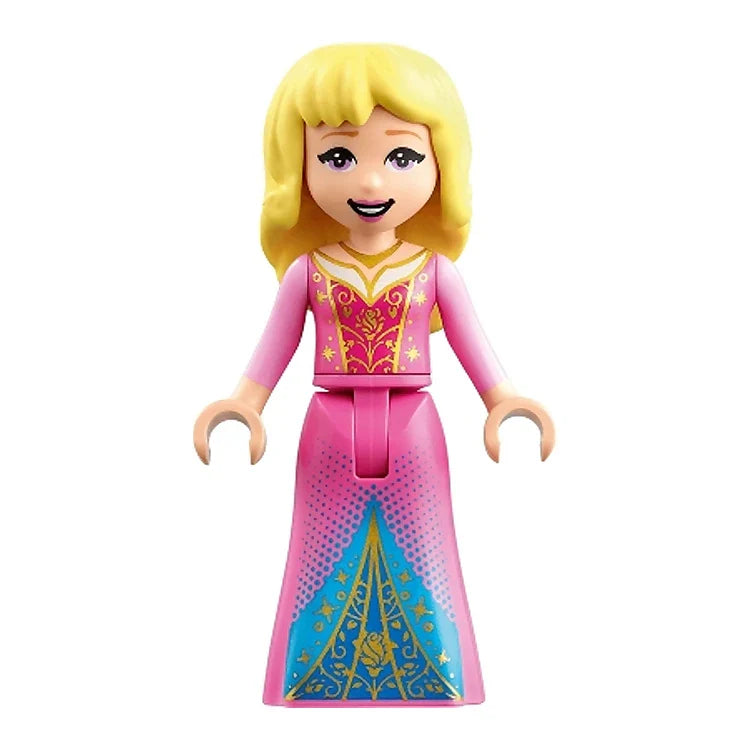 LEGO Minifigure - Aurora - Blue and Gold Filigree Dress (2020) [DISNEY]