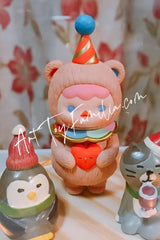 Pucky Teddy Bear Baby Figurine