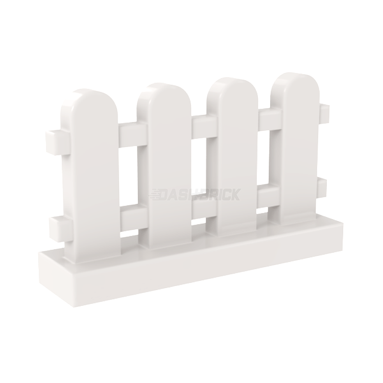 LEGO Fence 1 x 4 x 2 Paled/Picket, White [33303] 4141607