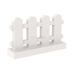 LEGO Fence 1 x 4 x 2 Paled/Picket, White [33303] 4141607