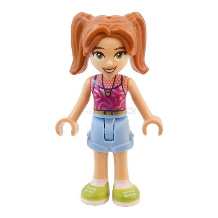 LEGO Minifigure - Friends Candi - Magenta Tank Top, Pigtails (2024) [DISNEY]