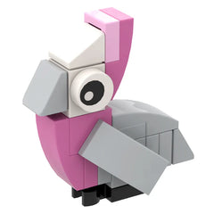 LEGO "Brick Bird" Pink Galah, Pink and Grey Cockatoo [MiniMOC]