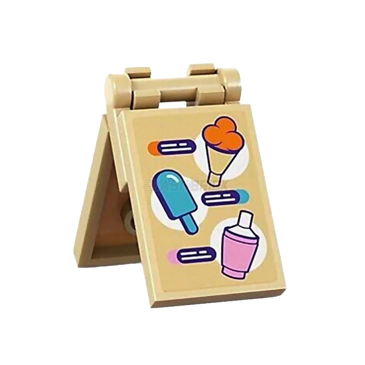 LEGO "Ice-Cream Sign" - Shop Stand, Milkshake, Advertisment [MiniMOC]