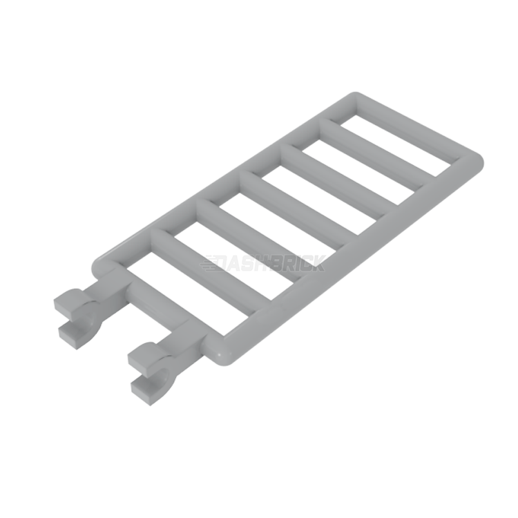 LEGO Bar 7 x 3 with 2 Clips (Ladder), Light Grey [6020]