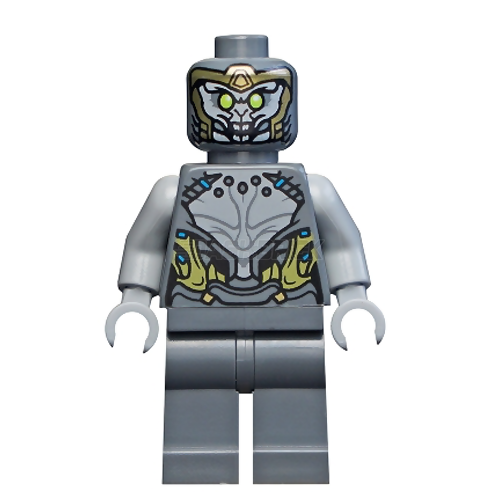 LEGO Minifigure - Chitauri, Dark Bluish Gray, Infinity Saga (2021) [MARVEL]