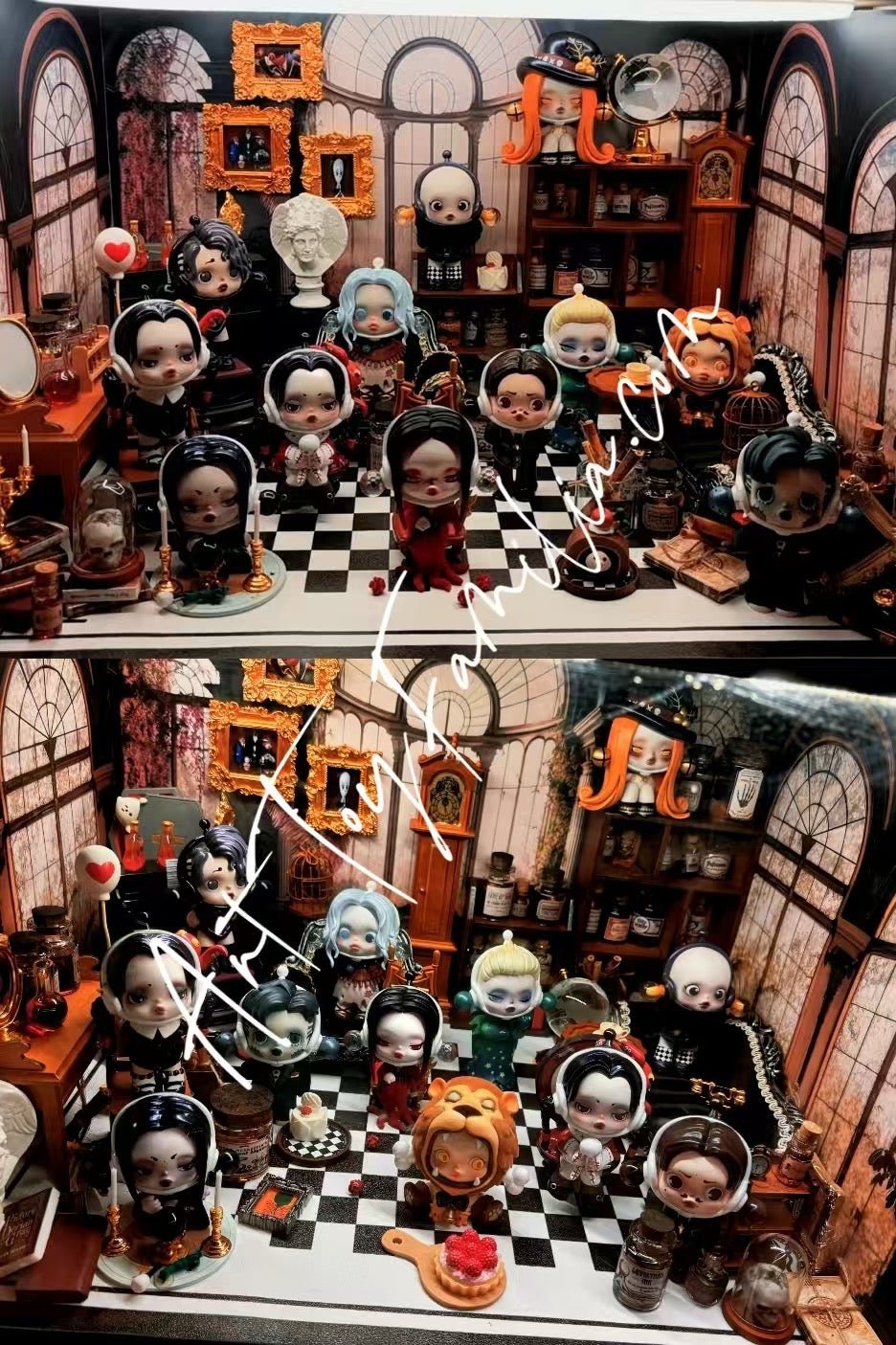 Skullpanda × The Addams Family Series Blind Box Wednesday