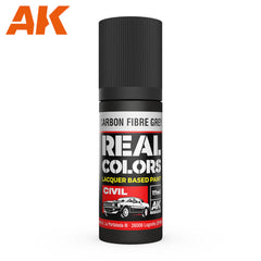 AK Interactive - Real Colours -Carbon Fibre Grey 17 ml