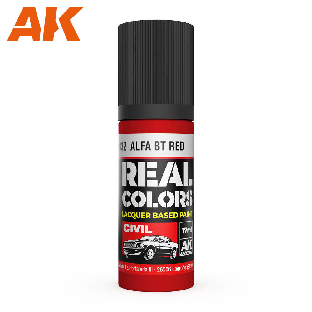 AK Interactive - Real Colours -Alfa Bt Red 17 ml