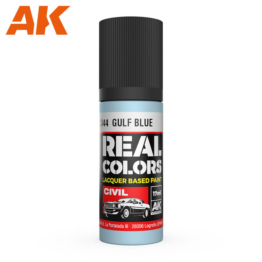 AK Interactive - Real Colours -Gulf Blue 17 ml