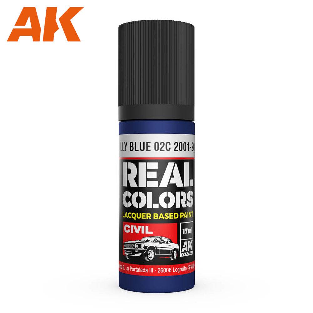 AK Interactive - Real Colours -Rally Blue 02C 2001-2006 17 ml