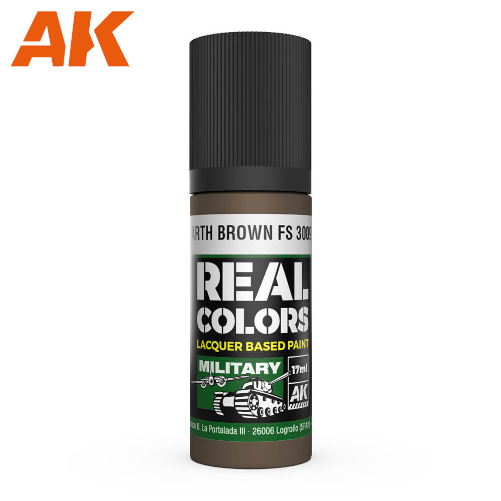 AK Interactive - Real Colours -Earth Brown Fs 30099  17 ml