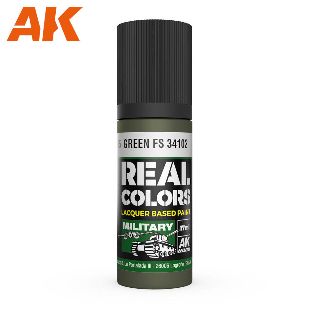 AK Interactive - Real Colours -Green Fs 34102 17 ml