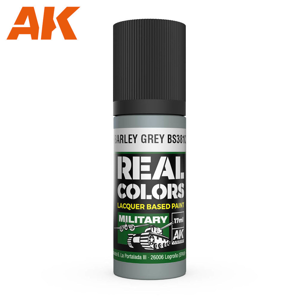 AK Interactive - Real Colours -Raf Barley Grey Bs381C/626 17 ml