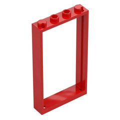 LEGO Door Frame 1 x 4 x 6, Two Holes, Red [60596 / 40289] 6262946