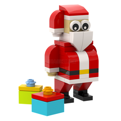 LEGO "Dashin' Santa" - Buildable Santa with Presents [MiniMOC]