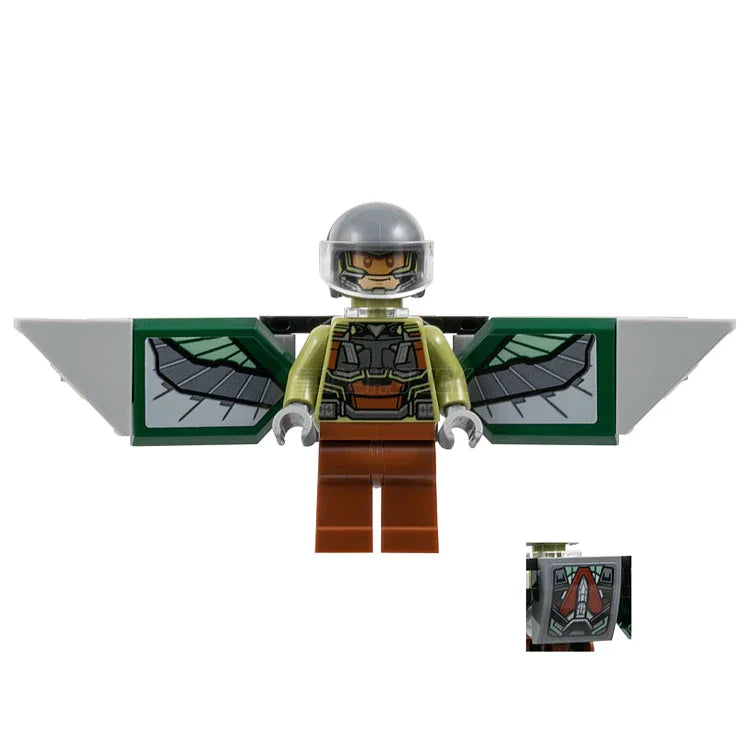 LEGO Minifigure - Falcon (Joaquín Torres) - Backpack and Wings with Stickers (2024) [MARVEL]