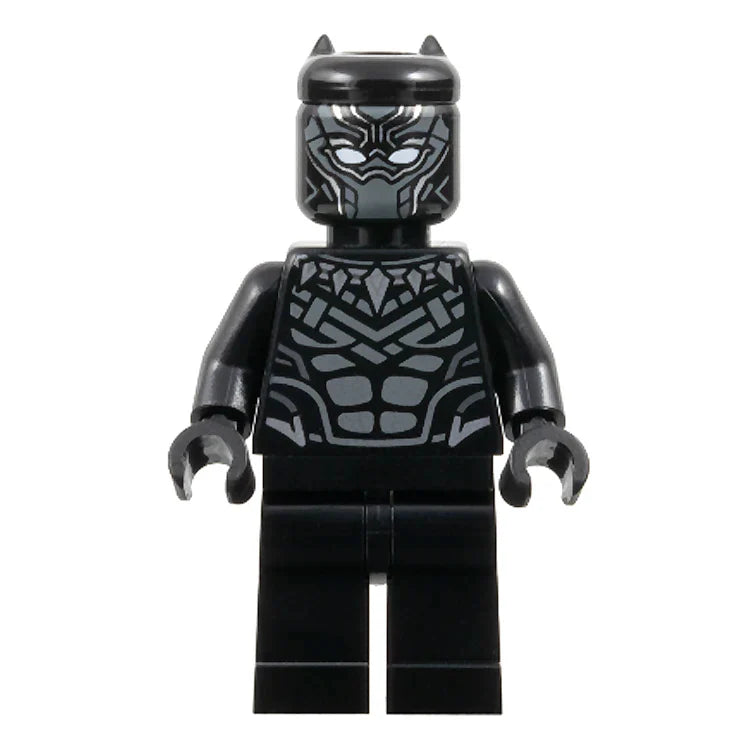 LEGO Minifigure - Black Panther - Dark Bluish Gray Armor, The Infinity Saga [MARVEL]