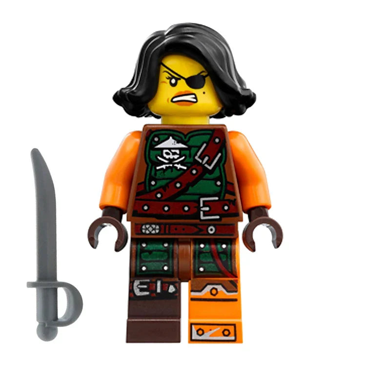 LEGO Minifigure - Cyren, Belt Outfit, Pirate (2016) [NINJAGO]