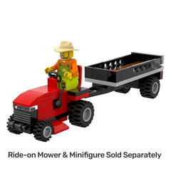 LEGO "Farm Equipment Trailer" - Opening Tailgate (Add-on for Ride-on/ATVs) [MiniMOC]
