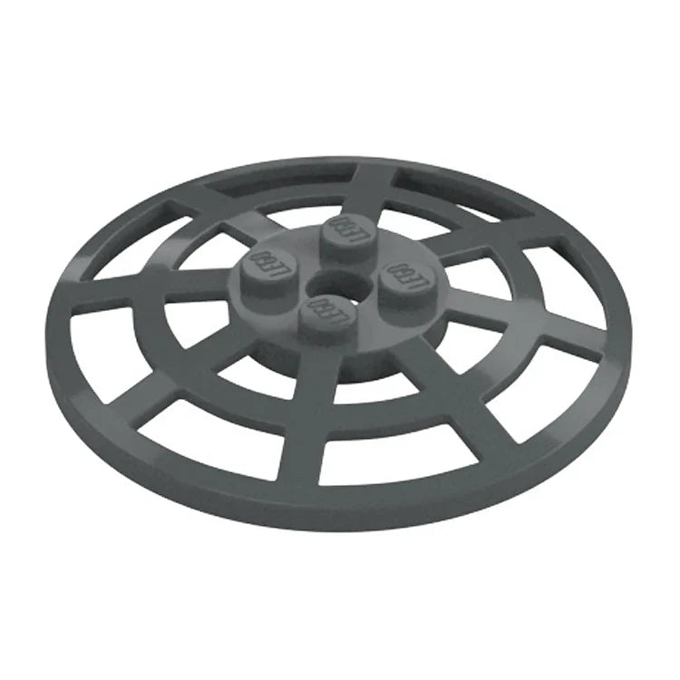 LEGO Dish 6 x 6 Inverted (Radar) Webbed, Dark Grey [4285b] 4224253