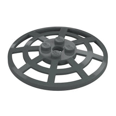 LEGO Dish 6 x 6 Inverted (Radar) Webbed, Dark Grey [4285b] 4224253